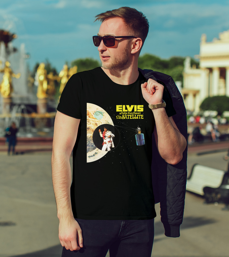 Elvis Aloha From Hawaii Via Satellite Earth Image Performance T-Shirt