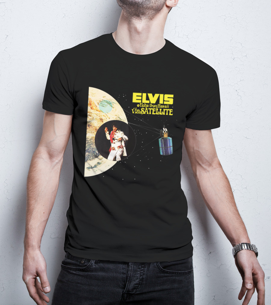 Elvis Aloha From Hawaii Via Satellite Earth Image Performance T-Shirt