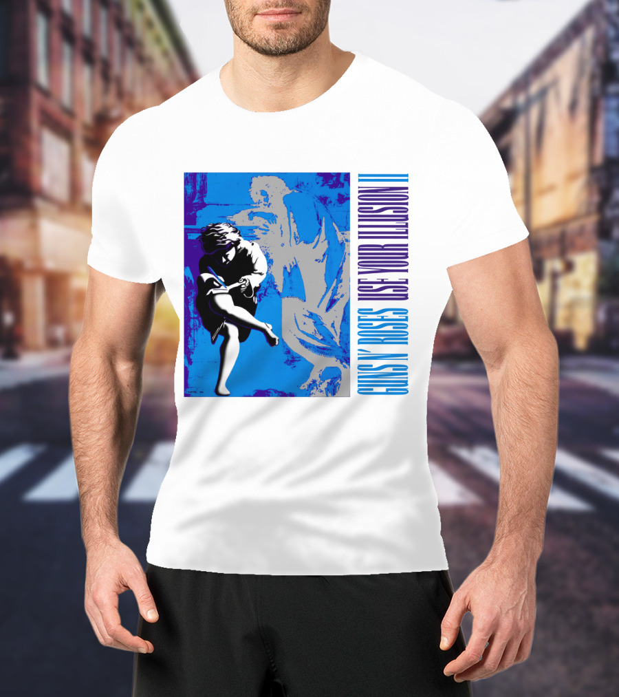 Guns N' Roses Use Your Illusion II Blue Cover T-Shirt