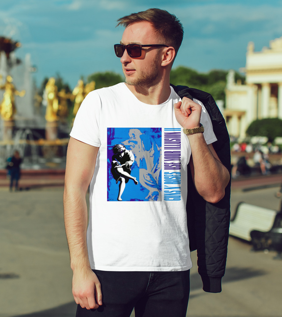Guns N' Roses Use Your Illusion II Blue Cover T-Shirt