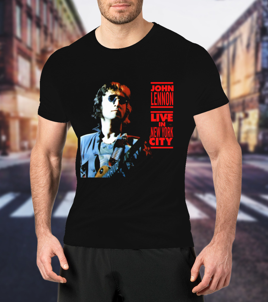 John Lennon Live In New York City T-Shirt
