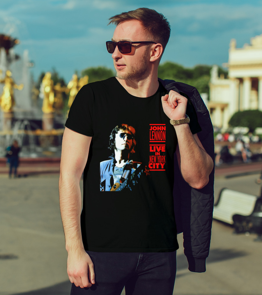 John Lennon Live In New York City T-Shirt