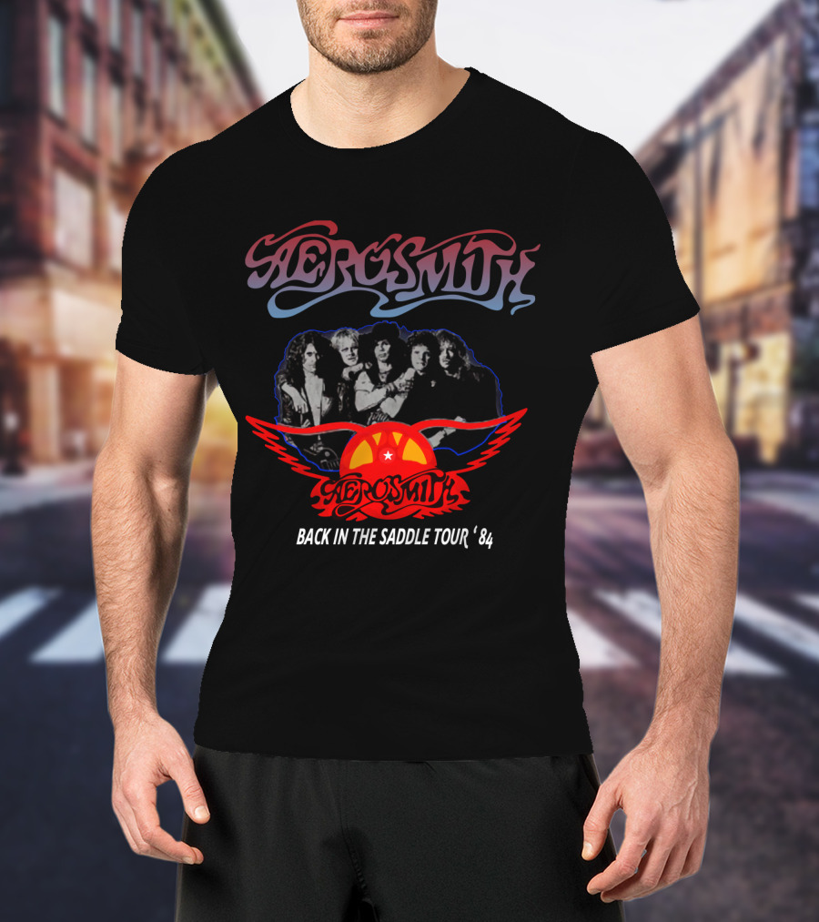 Aerosmith Back In The Saddle Tour '84 T-Shirt