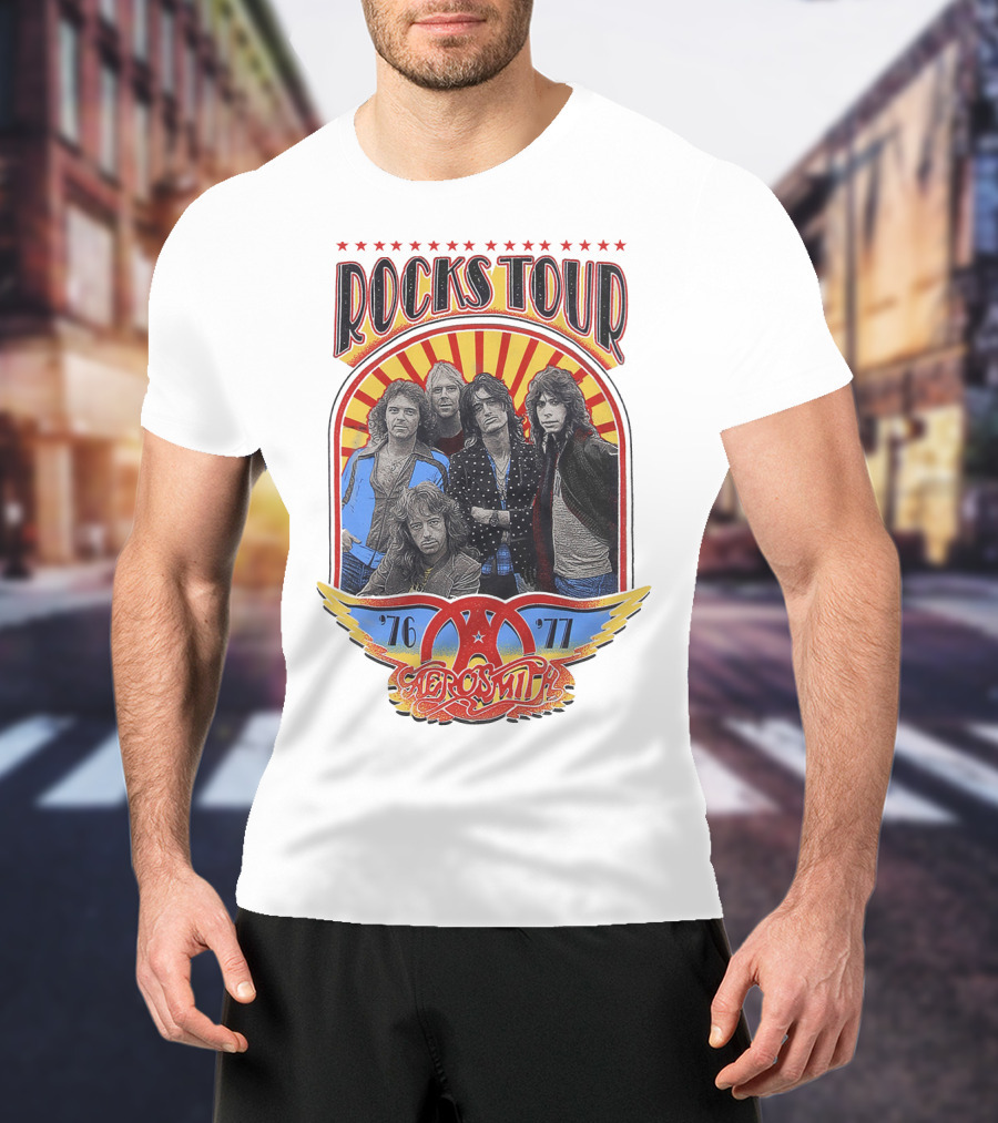 Rocks Tour '76 '77 Aerosmith T-Shirt