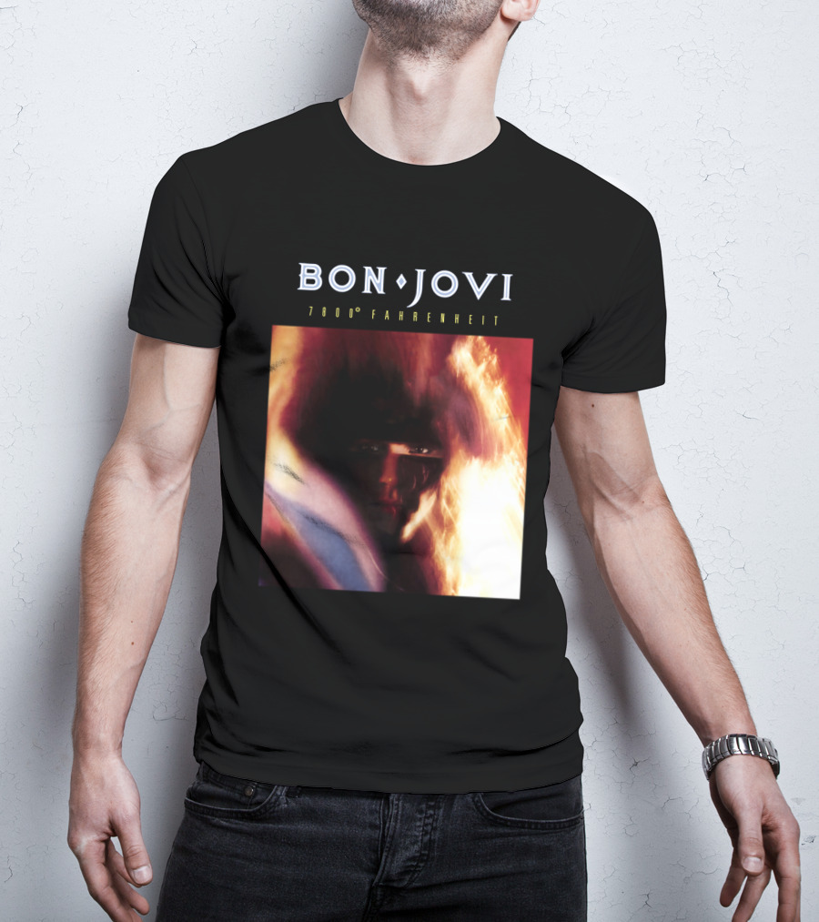 Bon Jovi 7800 Degrees Fahrenheit Album T-Shirt