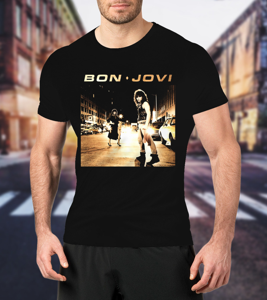 BON JOVI Urban Street Scene T-Shirt