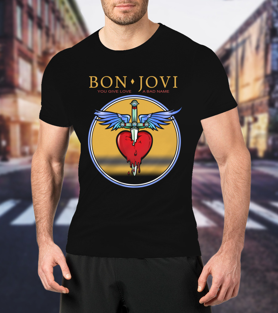Bon Jovi You Give Love A Bad Name Bjv 13 T-Shirt