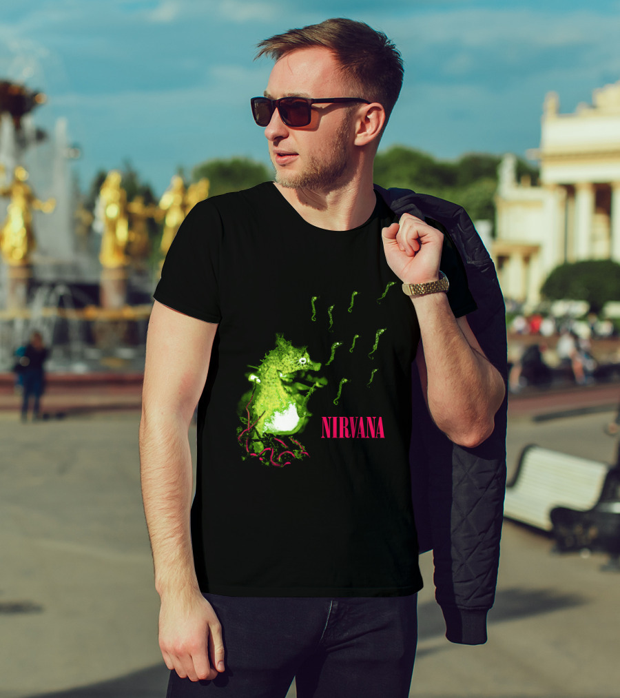 Nirvana Nvn 13 Green Seahorse T-Shirt