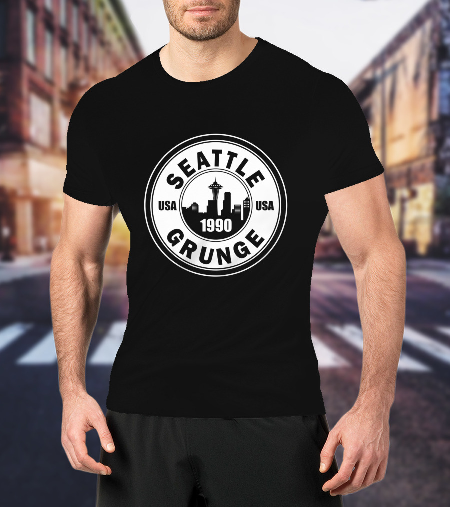 Seattle Grunge Usa 1990 T-Shirt