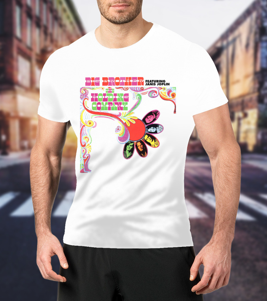 Big Brother And The Holding Company Featuring Janis Joplin T-Shirt