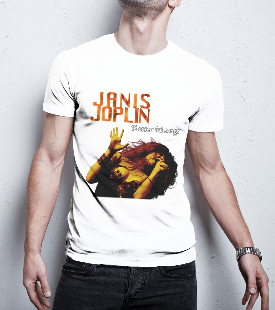 Janis Joplin 18 Essential Songs T-Shirt