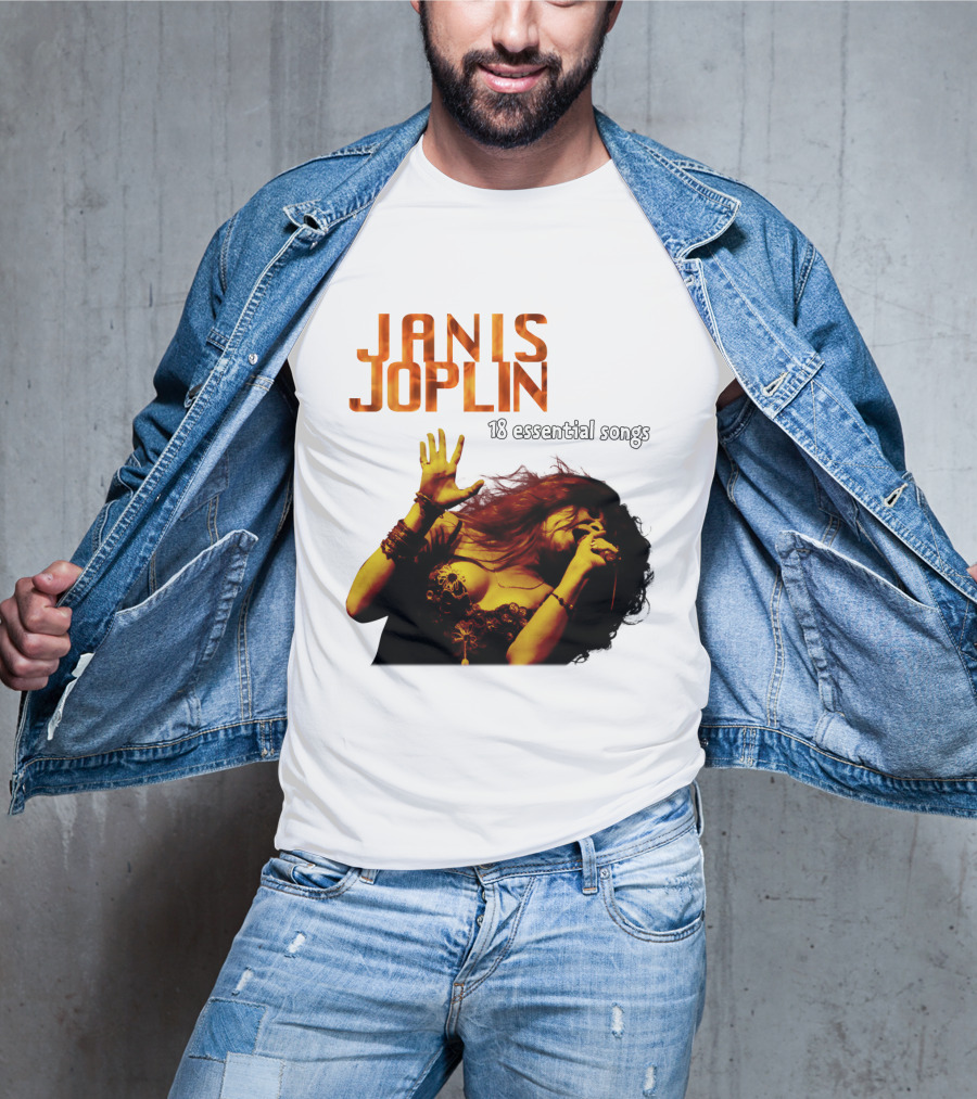 Janis Joplin 18 Essential Songs T-Shirt