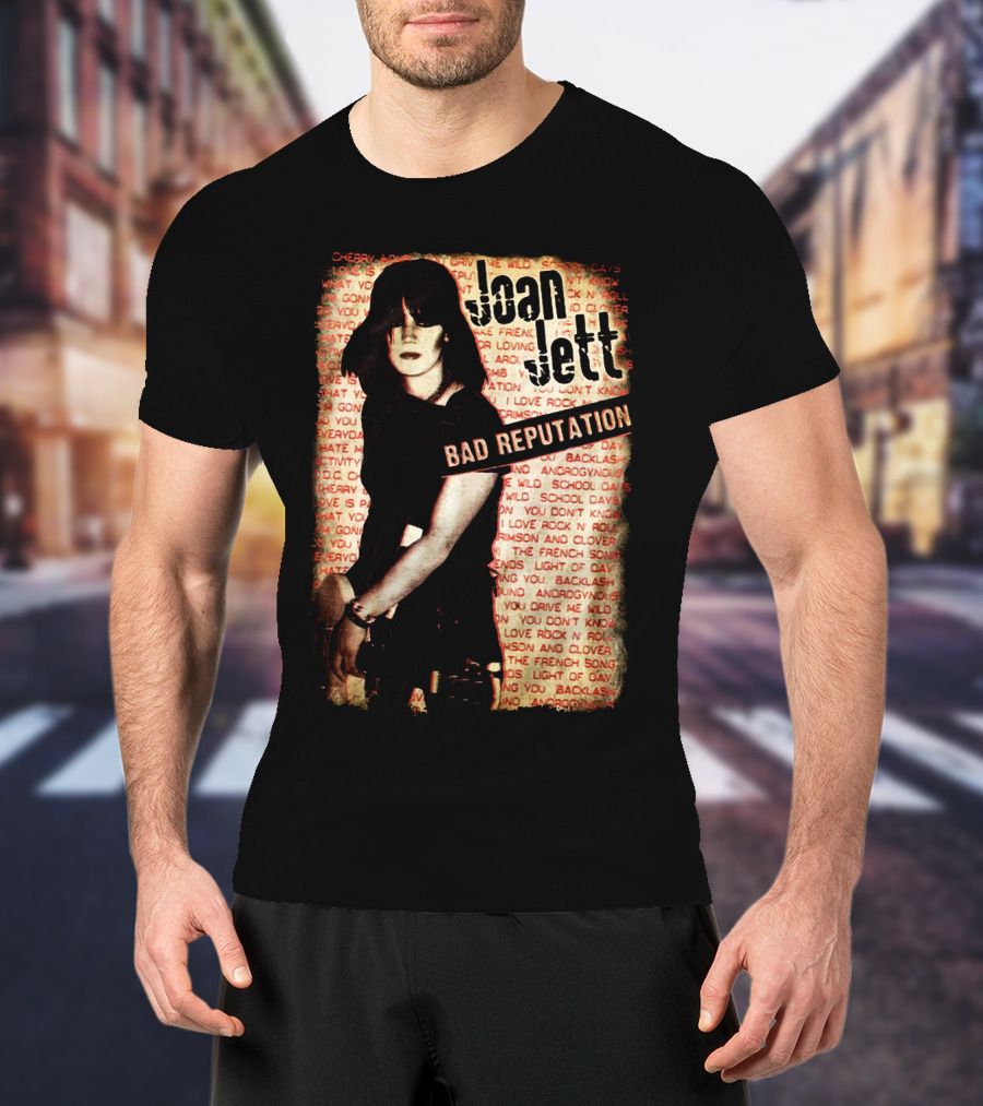 Joan Jett Bad Reputation Vintage Style T-Shirt
