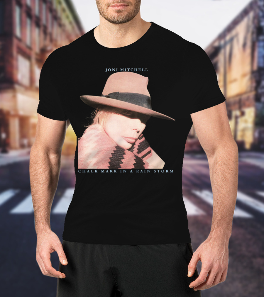 Joni Mitchell Chalk Mark In A Rain Storm Hat T-Shirt