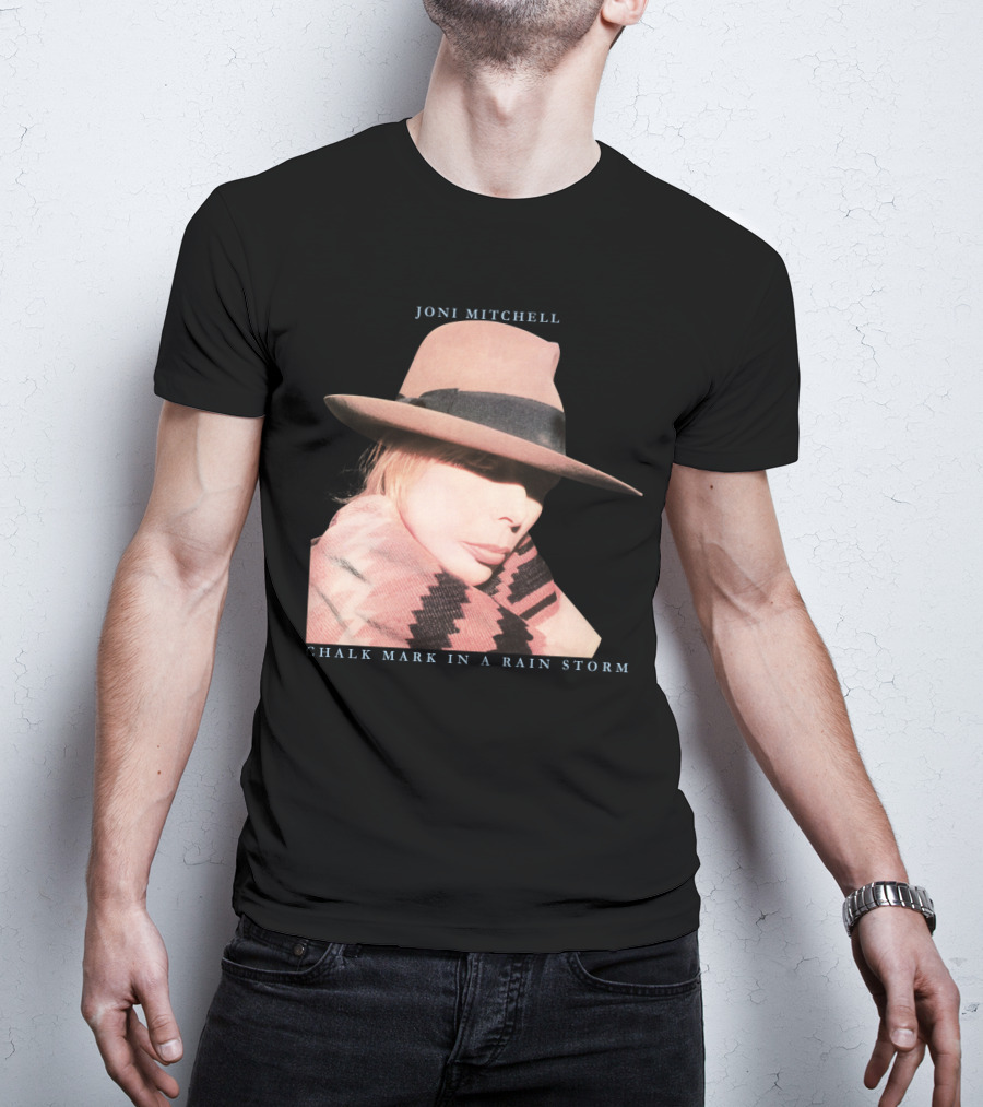 Joni Mitchell Chalk Mark In A Rain Storm Hat T-Shirt
