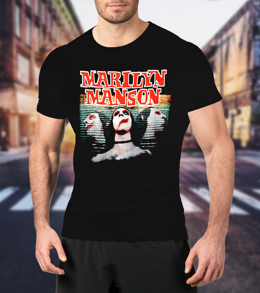 Marilyn Manson Three Faces T-Shirt