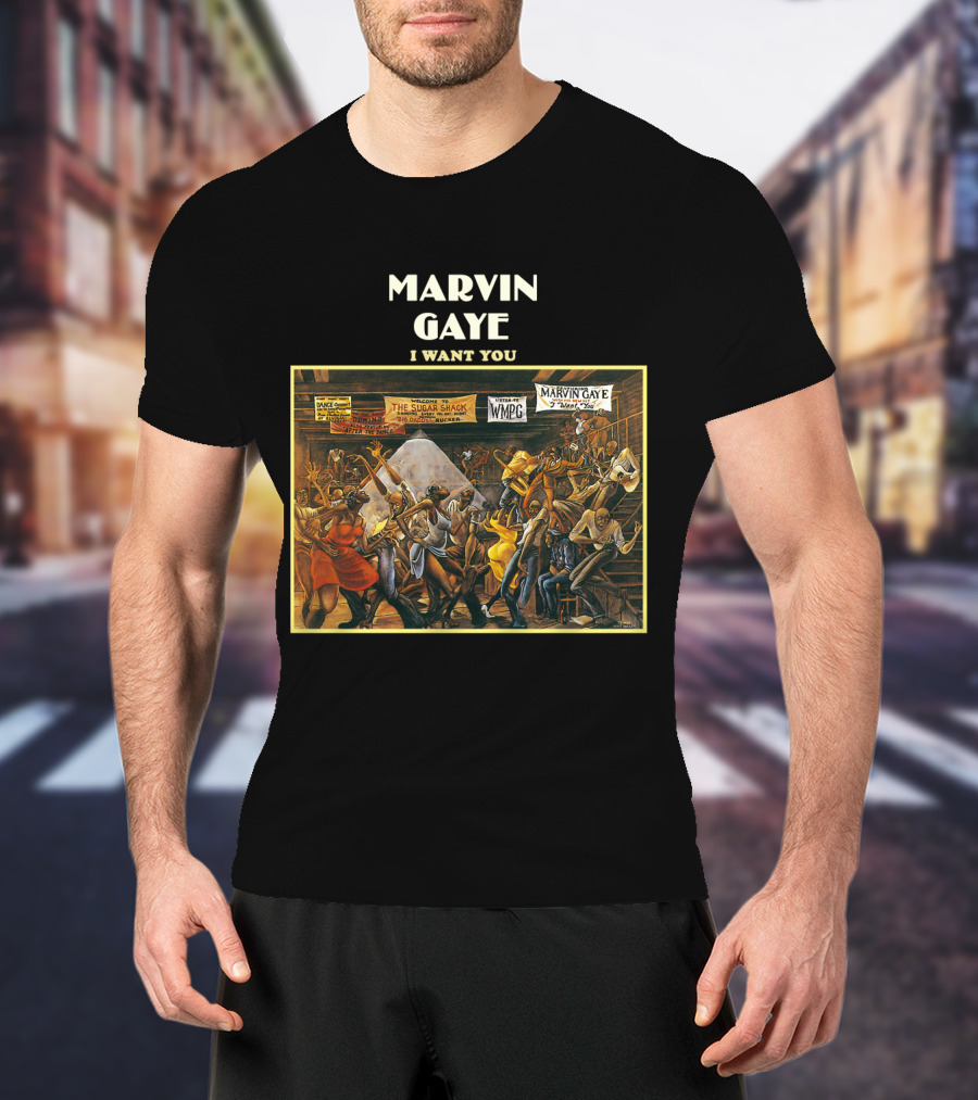 Marvin Gaye I Want You MVG 10 The Sugar Shack WMPG T-Shirt