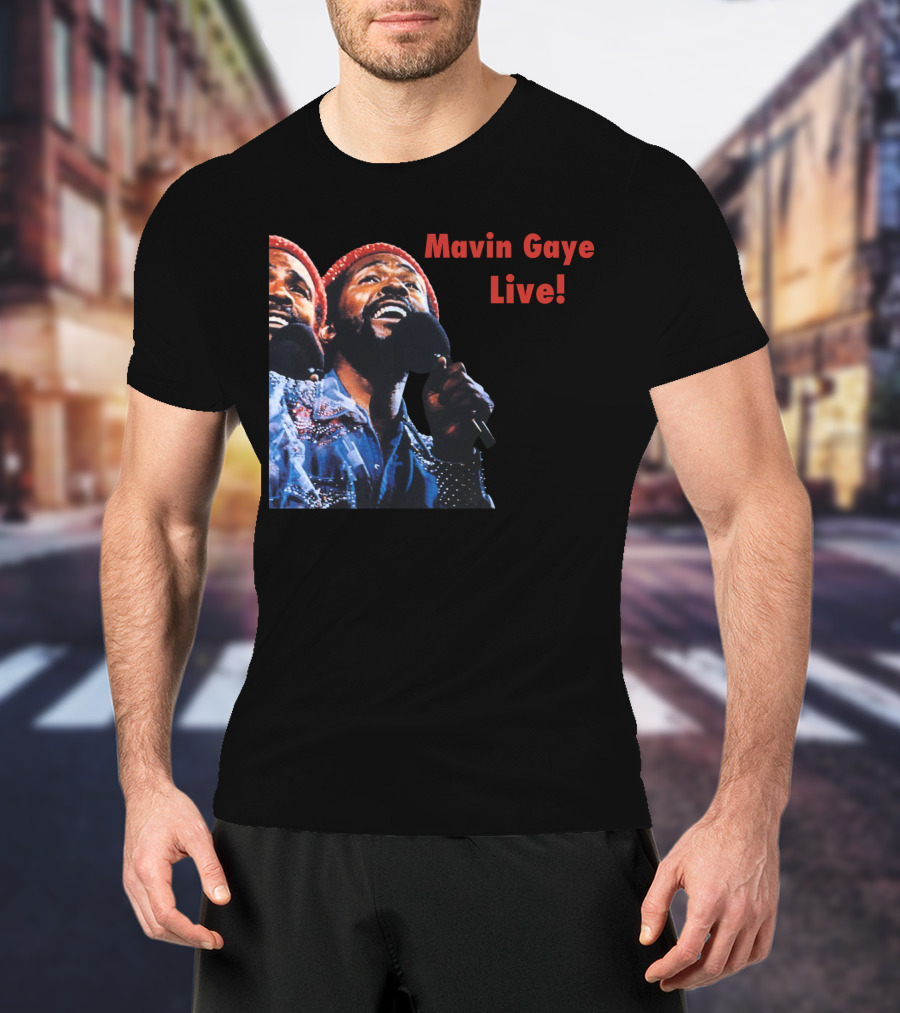 Marvin Gaye Live 15 MVG Performance T-Shirt