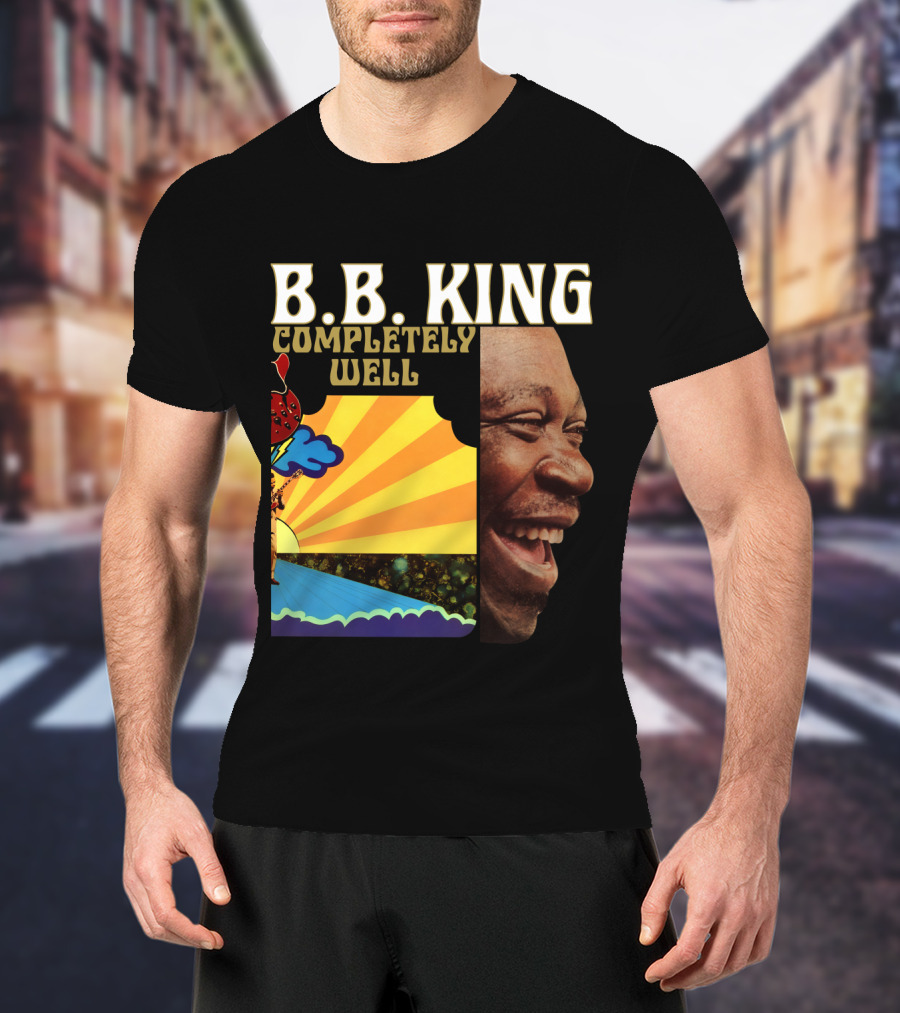 B.B. King Completely Well Vibrant Illustration With Smiling Face T-Shirt
