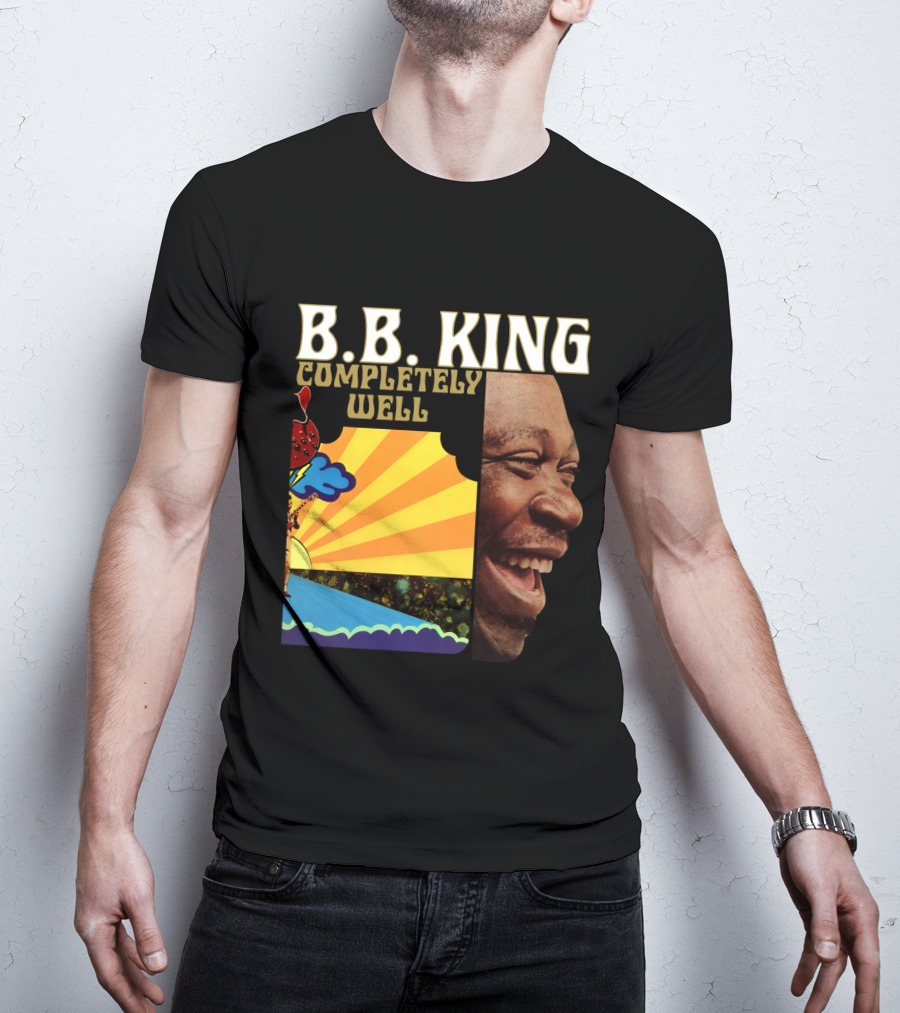 B.B. King Completely Well Vibrant Illustration With Smiling Face T-Shirt