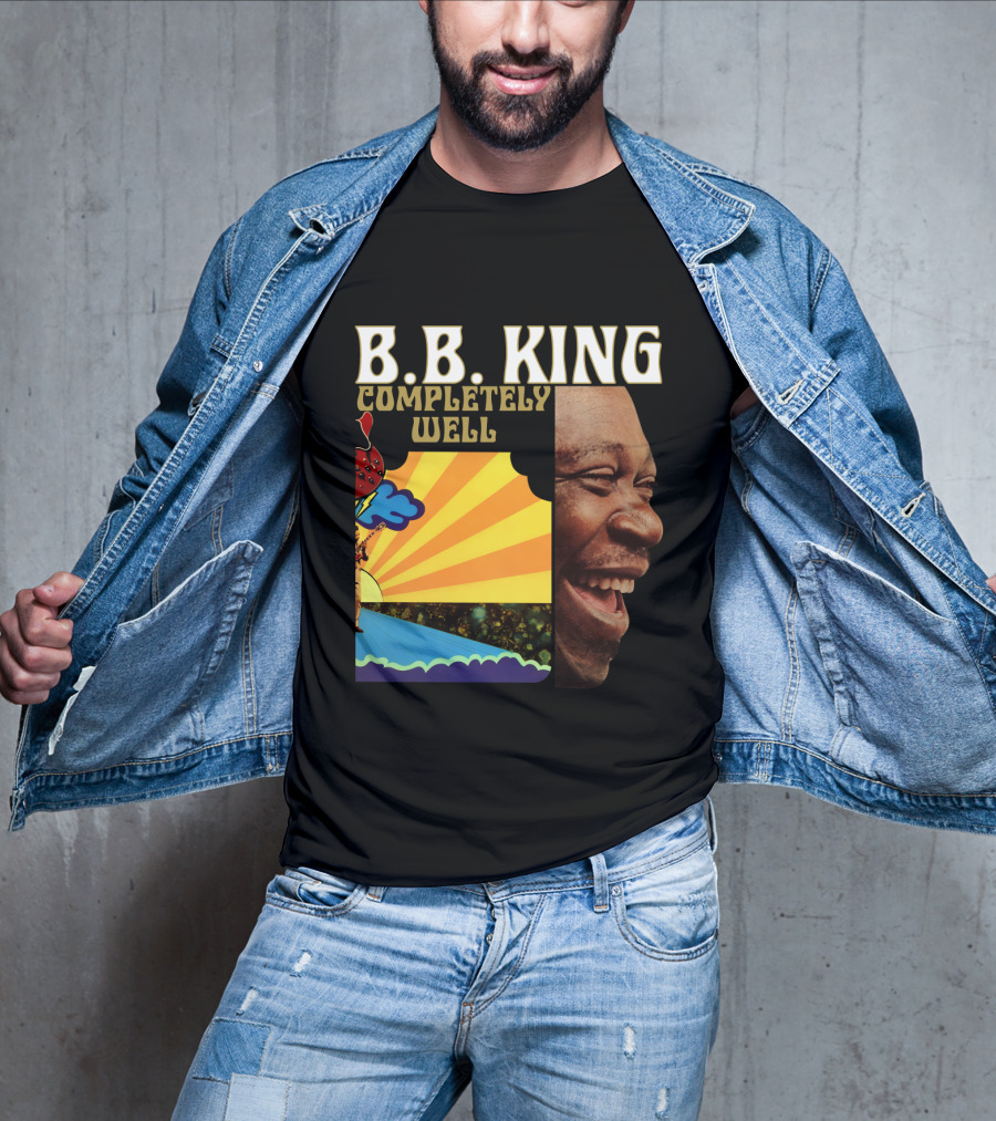 B.B. King Completely Well Vibrant Illustration With Smiling Face T-Shirt