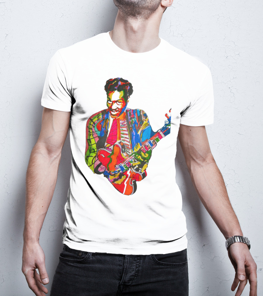Cbr 03 Psychedelic Guitar Legend Multicolor T-Shirt