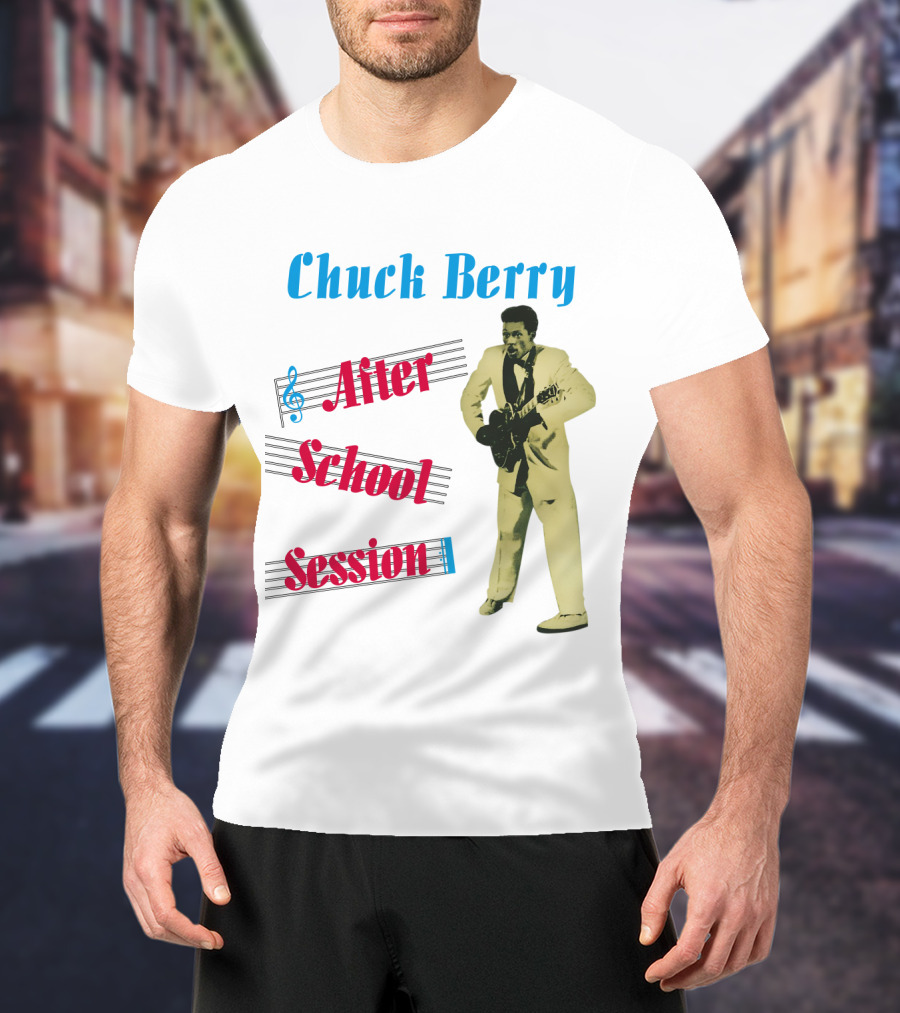 Chuck Berry After School Session Music Legend T-Shirt