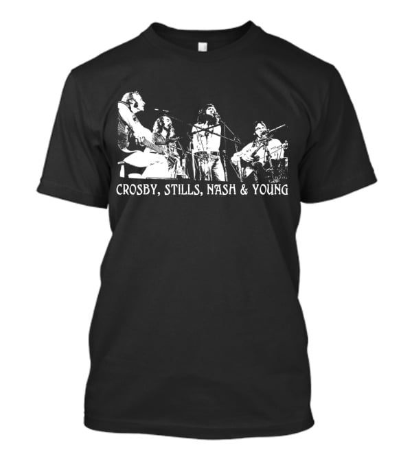 Crosby, Stills, Nash And Young Concert Performance T-Shirt
