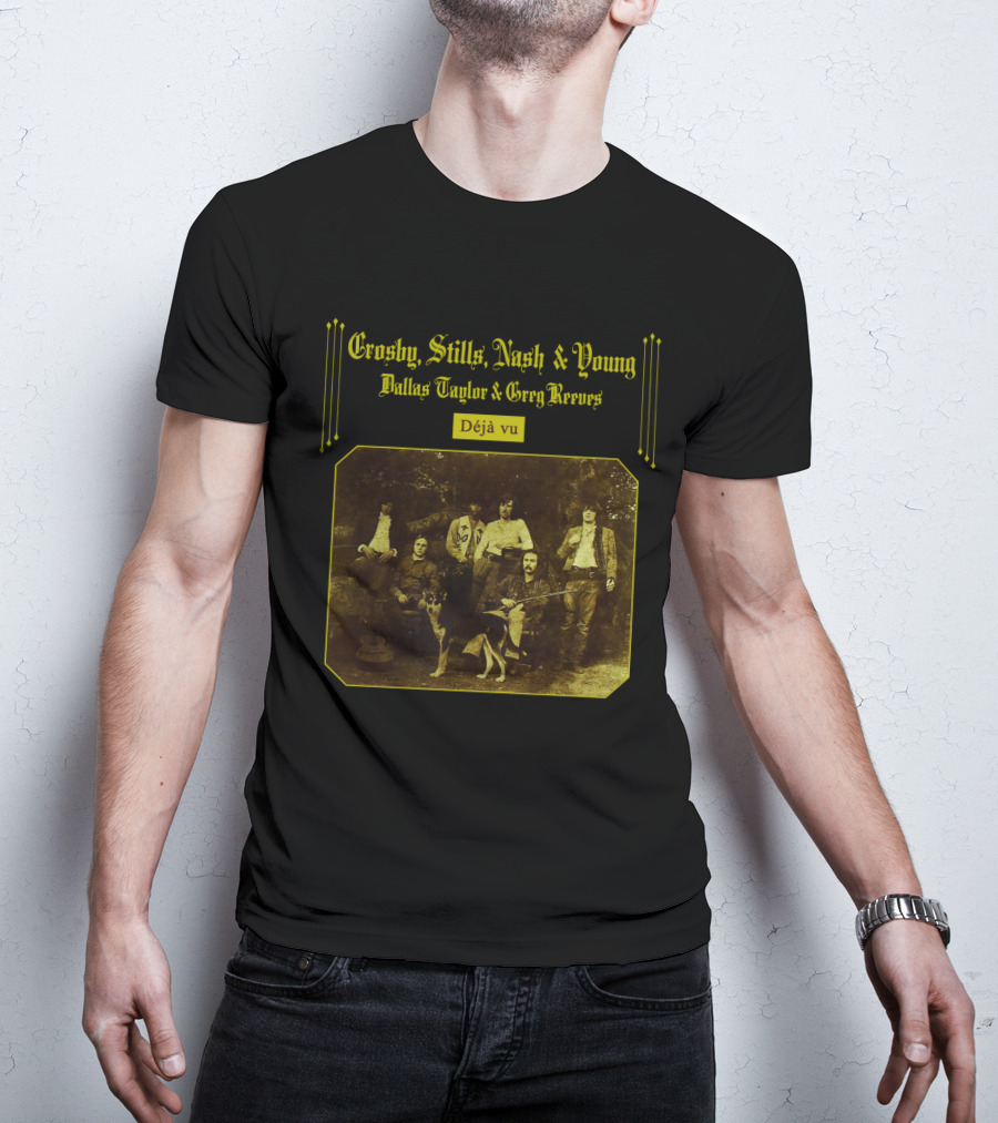 Crosby, Stills, Nash And Young Dallas Taylor And Greg Reeves Déjà Vu T-Shirt