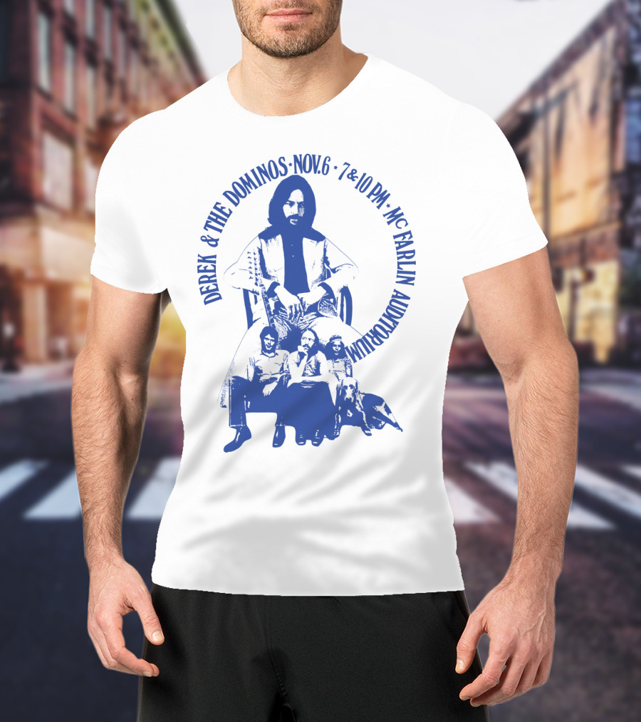 Derek & The Dominos Nov. 6 Mcfarlin Auditorium 7 & 10 Pm T-Shirt