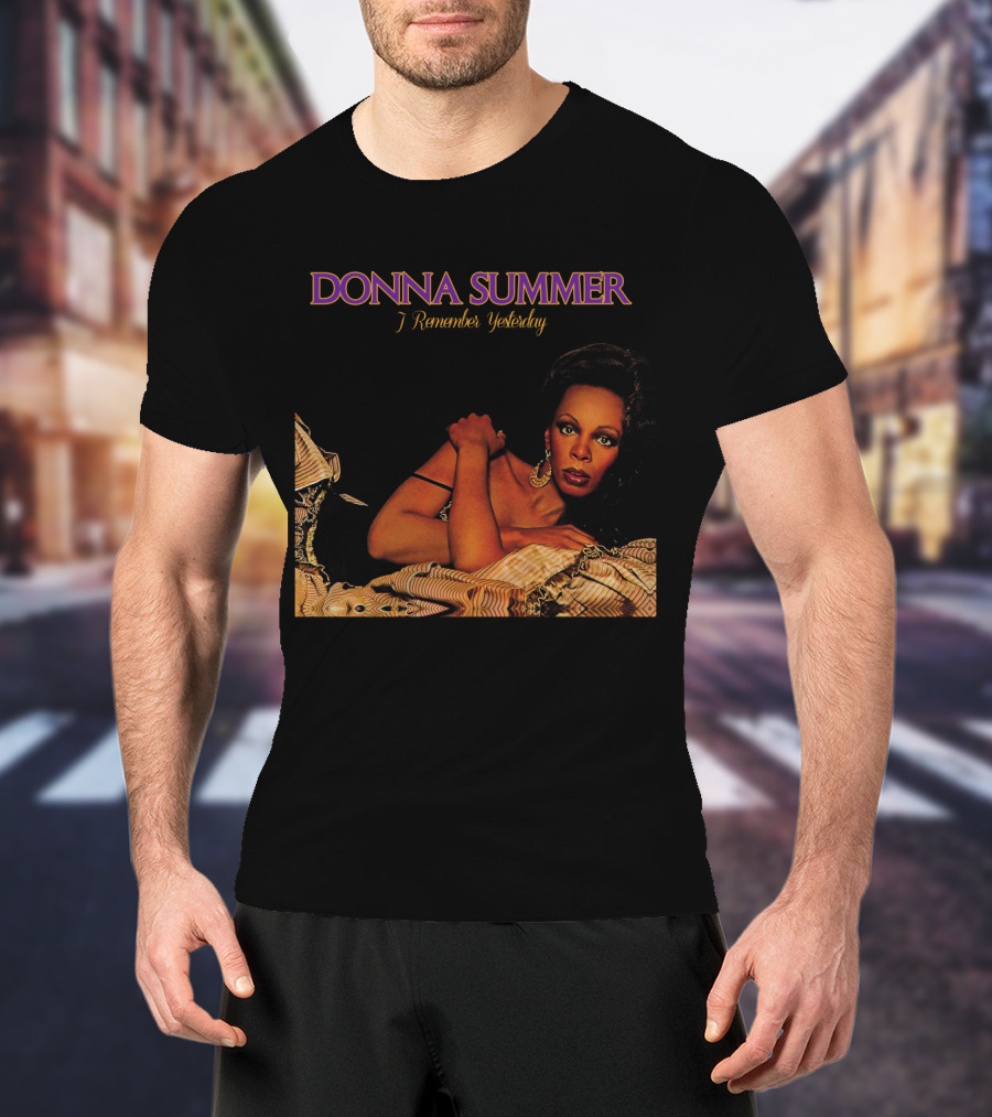 Donna Summer I Remember Yesterday Retro Album Cover T-Shirt