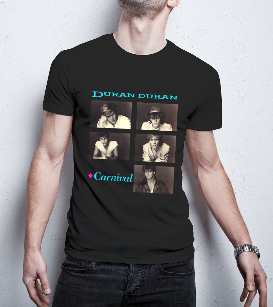 Duran Duran Carnival Five Portrait Montage T-Shirt