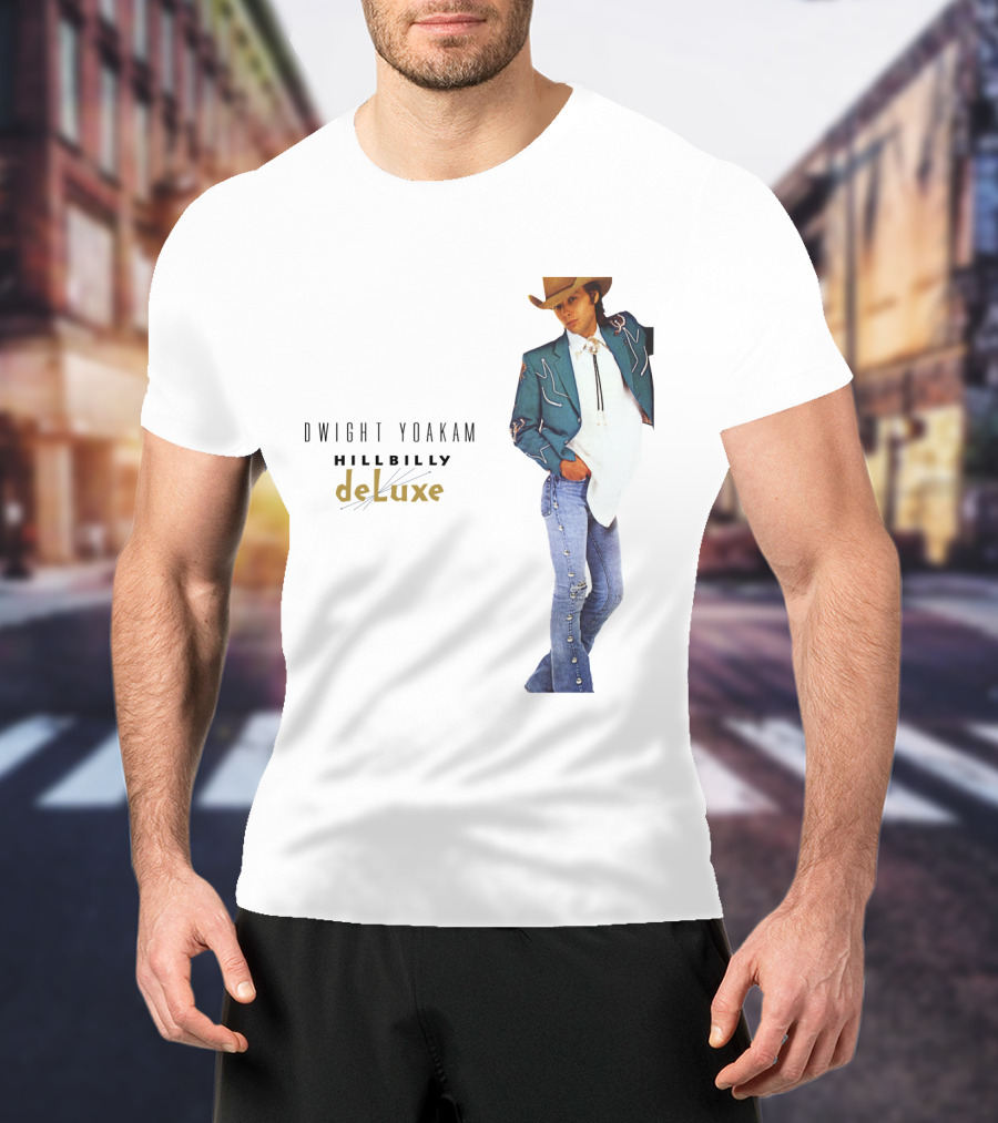 DWIGHT YOAKAM Hillbilly DeLuxe Cowboy T-Shirt