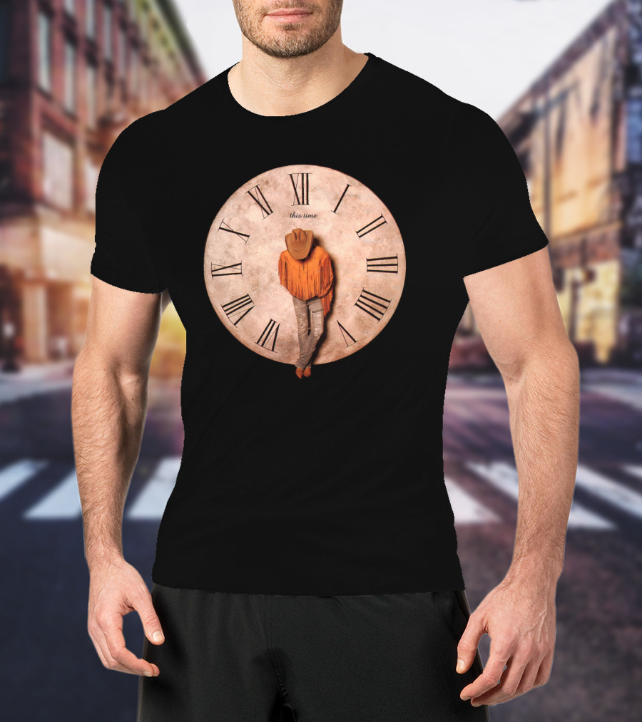DYK 07 This Time Cowboy Clock Roman Numerals T-Shirt