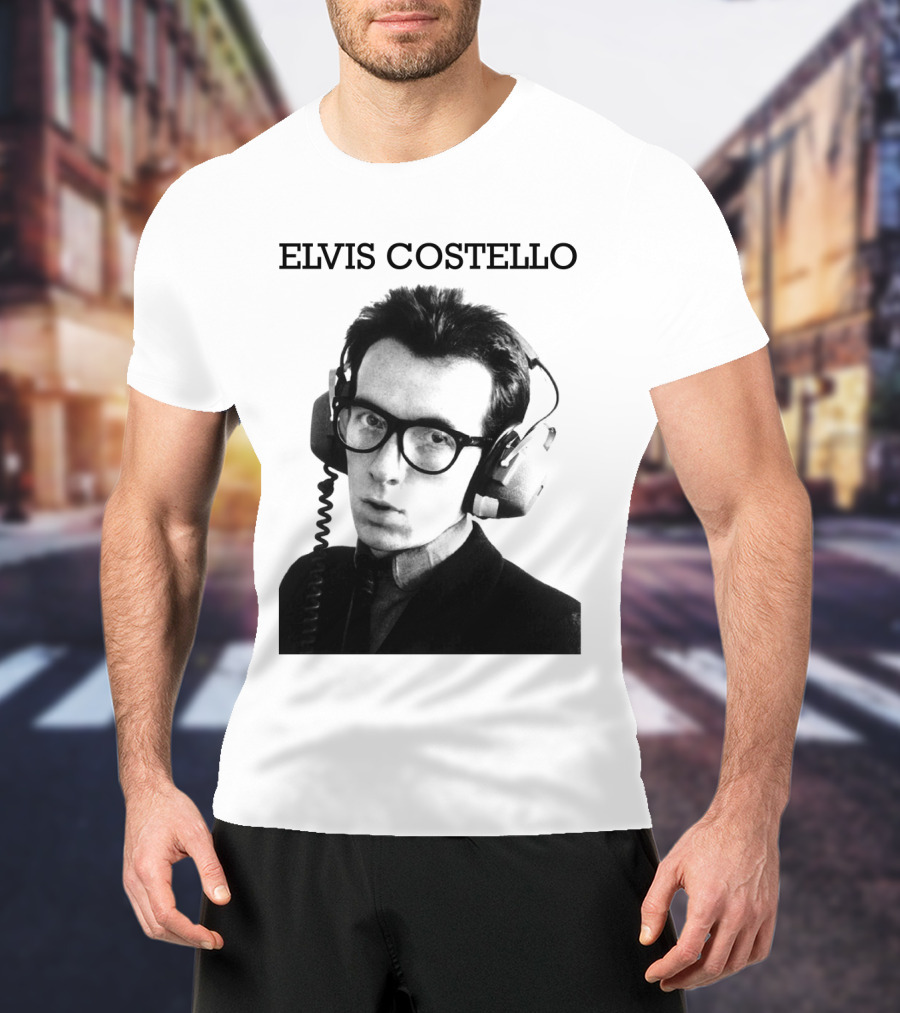 Elvis Costello EVCTL 16 Stereophonic Headphones T-Shirt