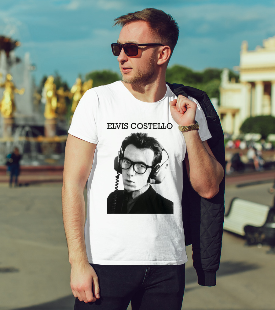Elvis Costello EVCTL 16 Stereophonic Headphones T-Shirt