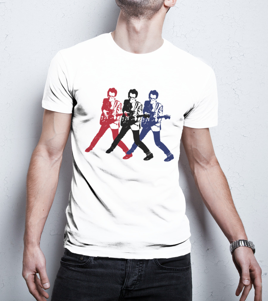 Evctl 19 Red Blue White Rock Trio T-Shirt
