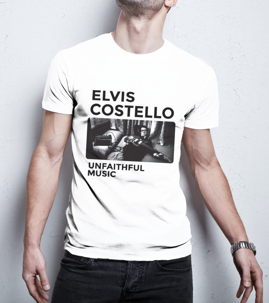 Elvis Costello Unfaithful Music Album Cover Image T-Shirt