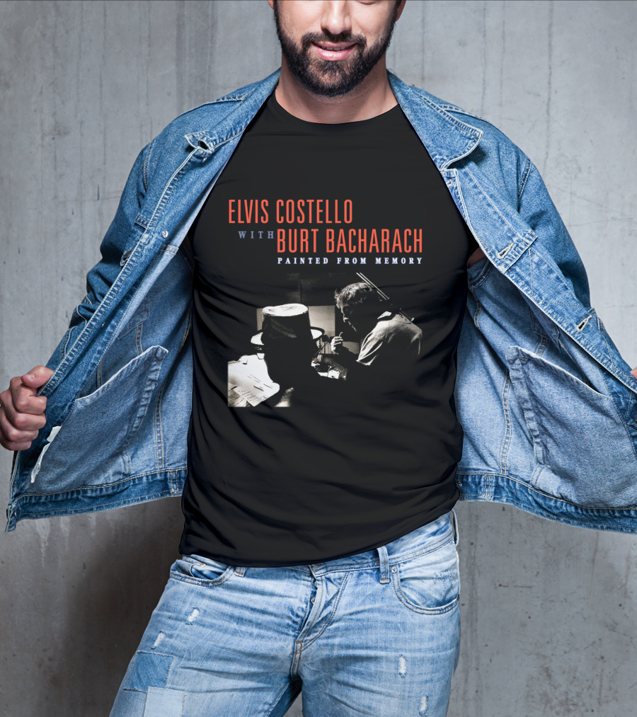 Elvis Costello With Burt Bacharach Painted From Memory T-Shirt
