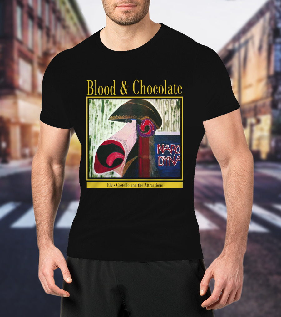 Blood And Chocolate Elvis Costello And The Attractions Napo Dyno T-Shirt