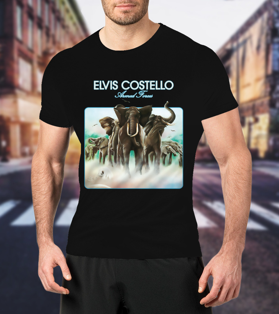 Elvis Costello Armed Forces Elephant T-Shirt