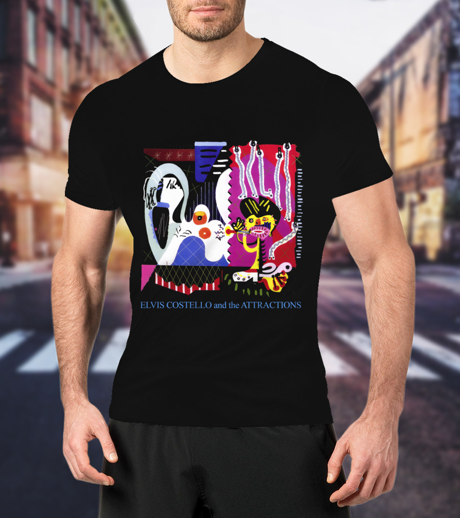 ELVIS COSTELLO And The ATTRACTIONS Imperial Bedroom Album Cover T-Shirt