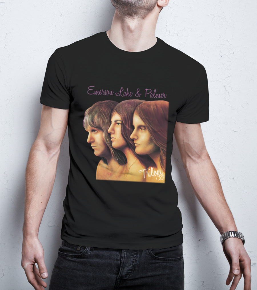 Emerson Lake & Palmer Trilogy Album Cover Art T-Shirt