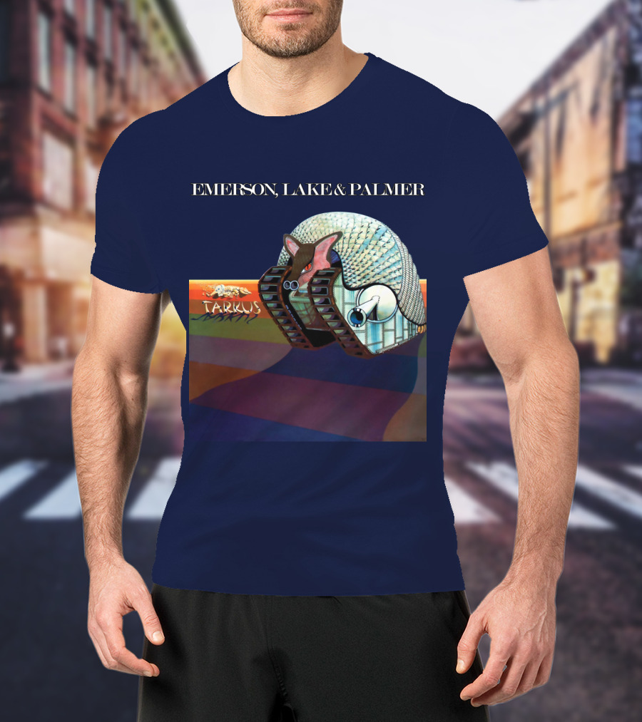 Emerson, Lake And Palmer Tarkus 12 Album Cover T-Shirt