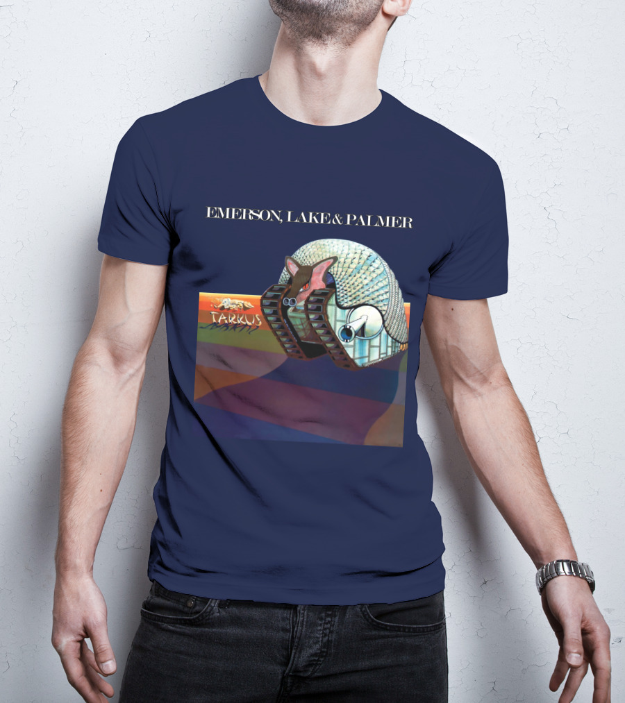 Emerson, Lake And Palmer Tarkus 12 Album Cover T-Shirt