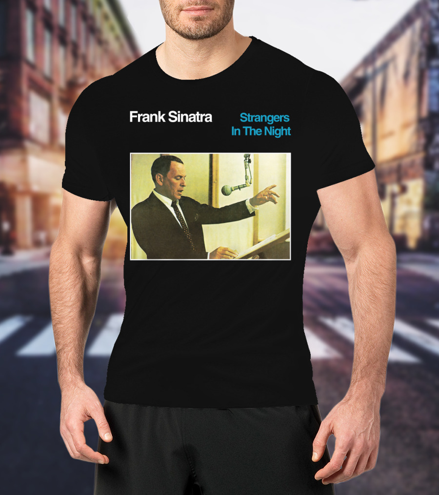 Frank Sinatra Strangers In The Night Classic Album Cover T-Shirt