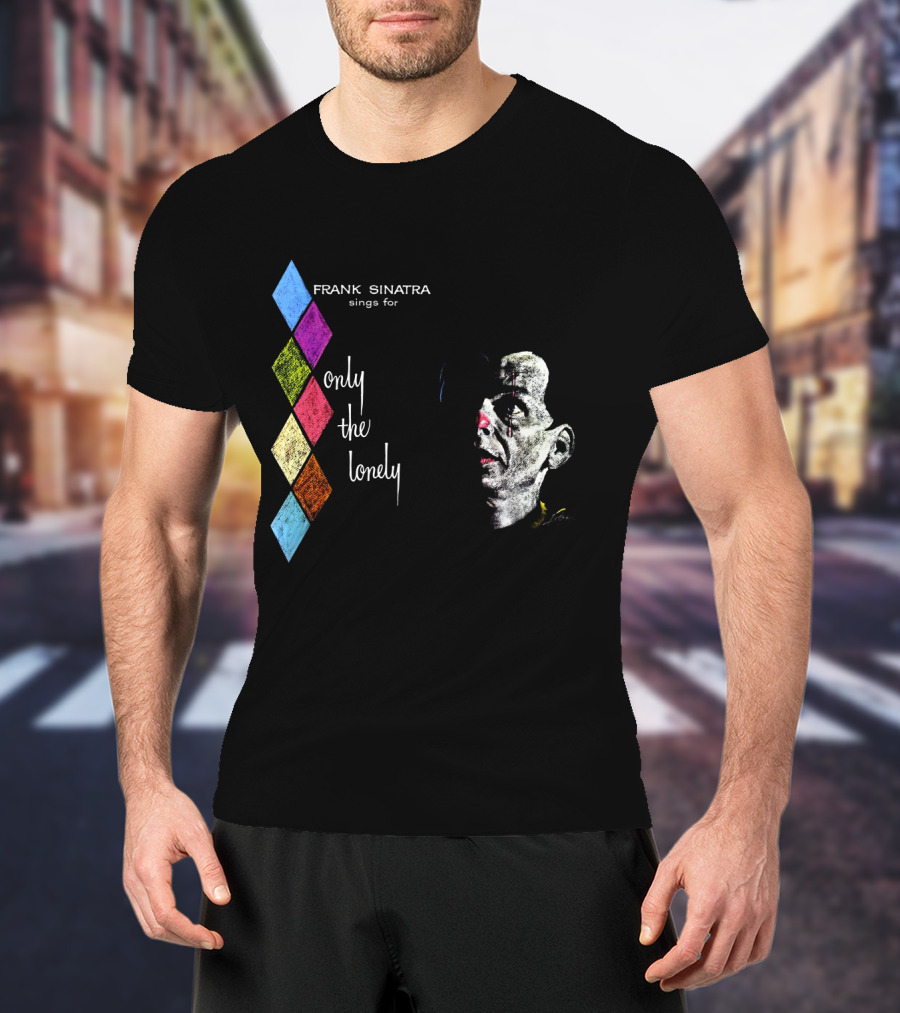 Frank Sinatra Sings For Only The Lonely Diamond Pattern FSNT 02 T-Shirt