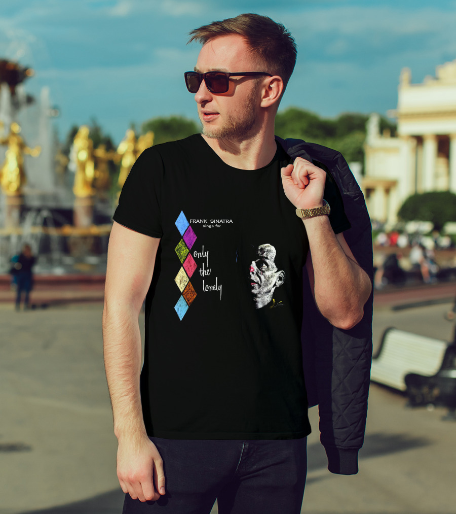 Frank Sinatra Sings For Only The Lonely Diamond Pattern FSNT 02 T-Shirt