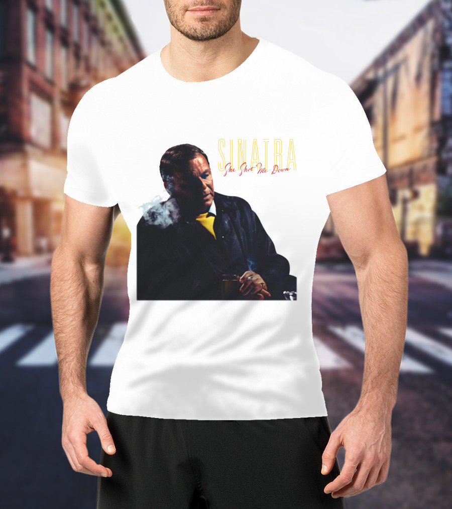 SINATRA She Shot Me Down Smoking Jacket T-Shirt
