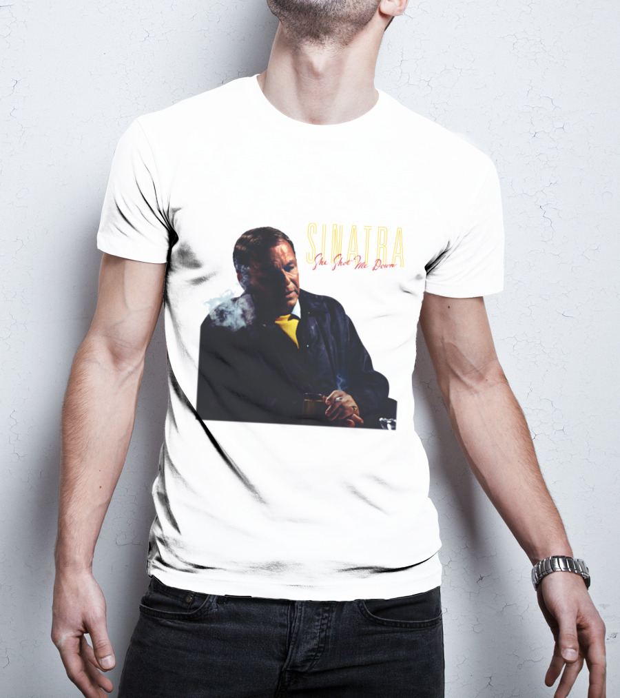 SINATRA She Shot Me Down Smoking Jacket T-Shirt